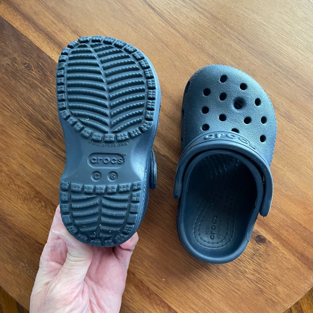 Crocs Unisex Kids/Toddler/Child  - Sizes 6(C) - Classic Clogs - Navy - Picture 7 of 7